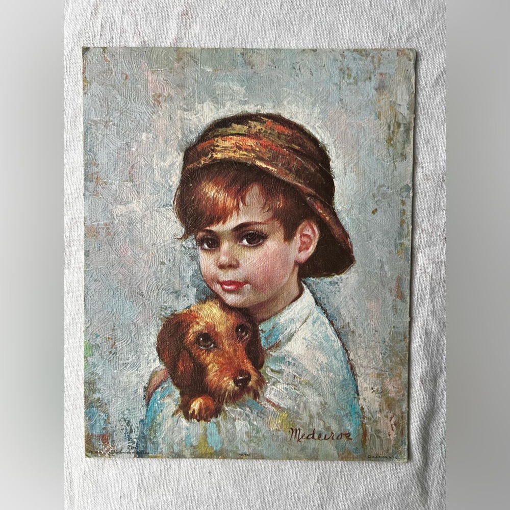 Vintage Lithograph Fine Art Print by Gellman